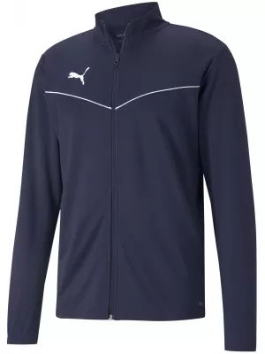 Sacou PUMA TEAMRISE TRG POLY JACKET 657392_06 PEACOAT/ PEACOAT/PUMA WHITE