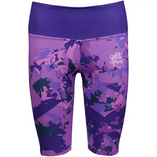  Jambiere pentru femei deasupra genunchilor premium ALTISPORT VOJ/ALW110LEG02 VIOLET 