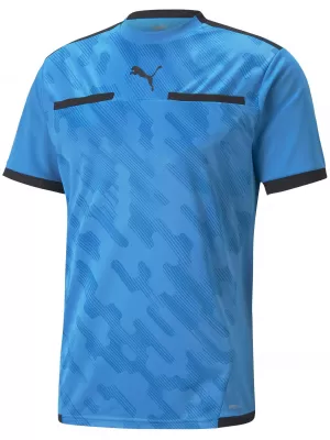 Jersey de fotbal PUMA TEAMLIGA REFEREE JERSEY 705452_18 BLEU AZUR/ BLEU AZUR/PUMA BLACK