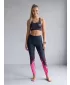 Premium pentru jambiere pentru femei ALTISPORT VOJ/ALW109LEG01 ROZ-NEGRU