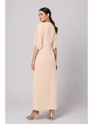 Rochie MAKOVER K163 CREMĂ