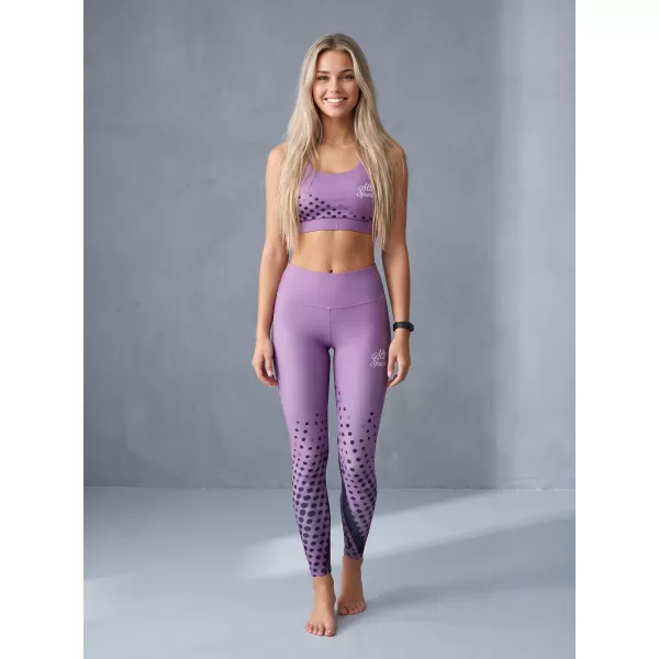  Premium pentru jambiere pentru femei ALTISPORT VOJ/ALW109LEG01 VIOLET 