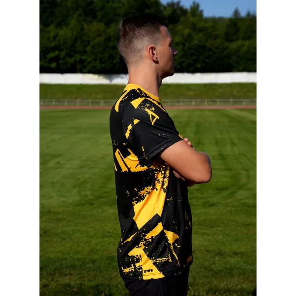  Premium funcțional pentru bărbați ALTISPORT VOJ/ALM079TR01 NEGRU -YELLOW 