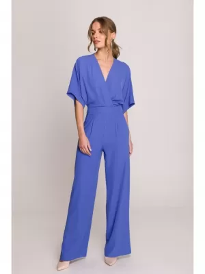 Salopete de dama STYLOVE S395 ALBASTRU