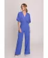 Salopete de dama STYLOVE S395 ALBASTRU
