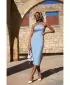 Rochie MOE M843 ALBASTRU DESCHIS