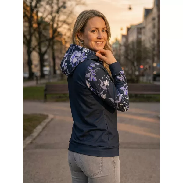 Premium cu hanorac funcțional pentru femei ALTISPORT VOJ/ALW063MI01 NEGRU 