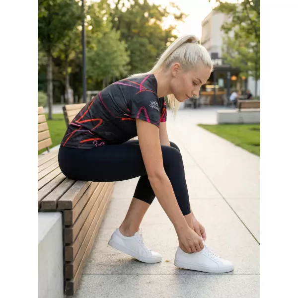  Tricou funcțional premium pentru femei ALTISPORT VOJ/ALW082TR01 NEGRU 