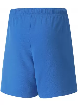 Pantaloni scurţi PUMA TEAMRISE SHORT JR 704943_02 LIMONADĂ ALBASTRĂ ELECTRICĂ/ALB