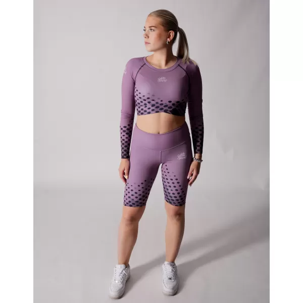  Jambiere pentru femei deasupra genunchilor premium ALTISPORT VOJ/ALW109LEG02 VIOLET 