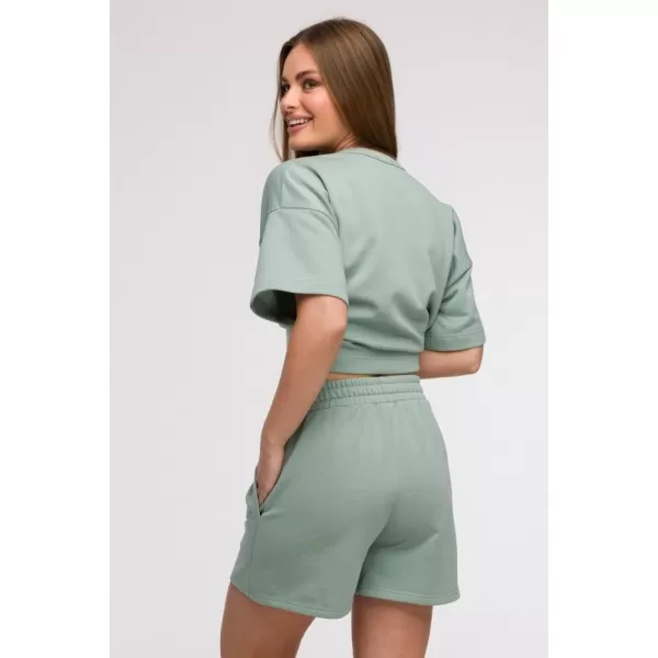  Pantaloni scurți de damă BEWEAR B295 MENTĂ 
