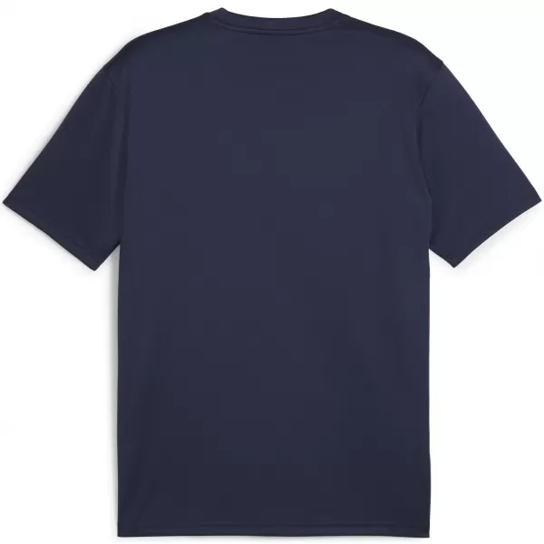  Tricou bărbătesc PUMA TEAMGOAL JERSEY 658636_06 PUMA NAVY/PUMA WHITE 