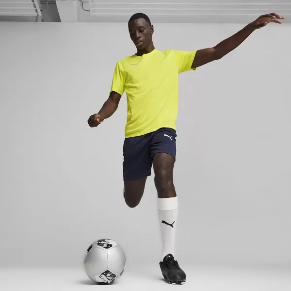  Cămașa funcțională a bărbaților PUMA TEAMFINAL TRAINING JERSEY 658557_30 ELECTRIC LIME/ ARGINT DE VAR ELECTRIC/PUMA 