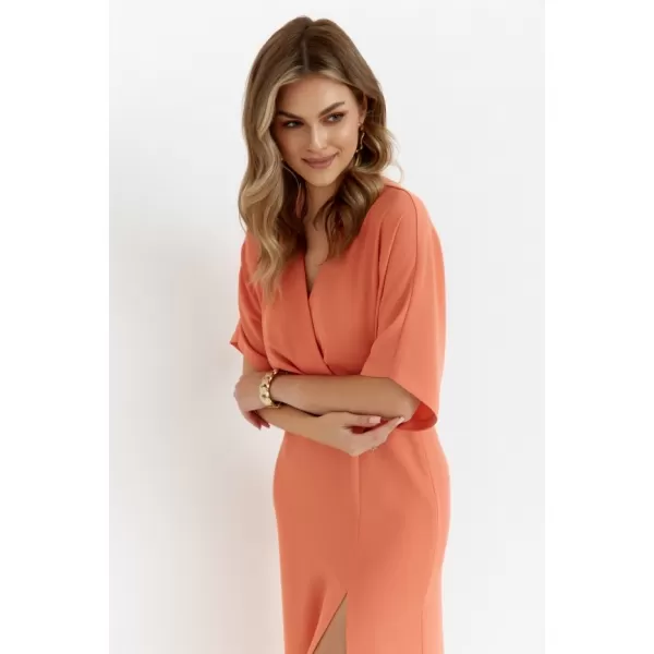  Rochie MAKOVER K163 PORTOCALE 