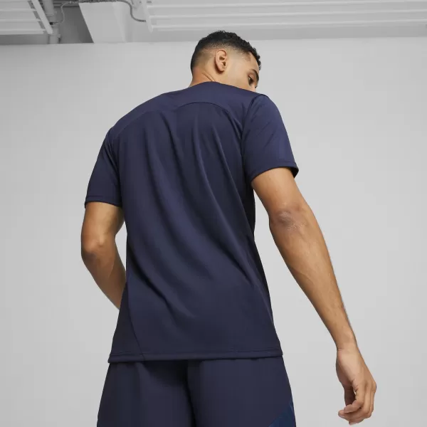  Cămașa funcțională a bărbaților PUMA TEAMFINAL TRAINING JERSEY 658557_06 PUMA NAVY/PUMA SILVER 