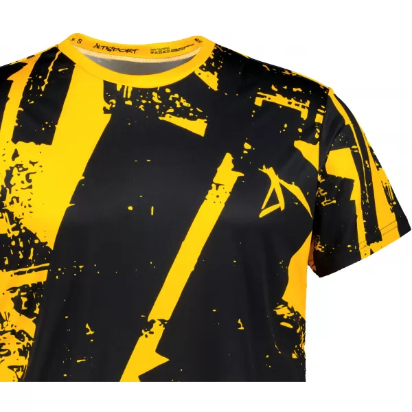  Premium funcțional pentru bărbați ALTISPORT VOJ/ALM079TR01 NEGRU -YELLOW 