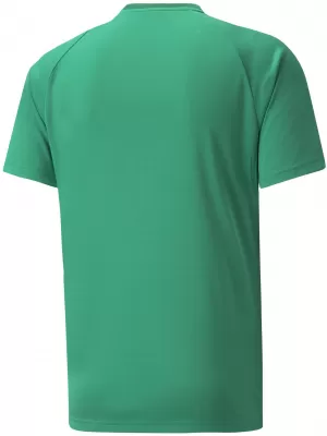 Cămașa funcțională a bărbaților PUMA TEAMVISION JERSEY 704921_05 PEPPERGREEN/POWERGREEN/WHITE