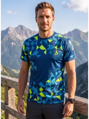 Premium funcțional pentru bărbați ALTISPORT VOJ/ALM108TR01 GALBEN NAVY-NEON