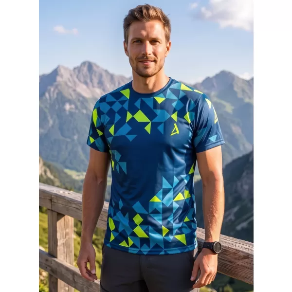  Premium funcțional pentru bărbați ALTISPORT VOJ/ALM108TR01 GALBEN NAVY-NEON 