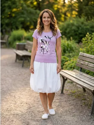 Tricou pentru femei ALTISPORT ALW191122 ORHIDEE