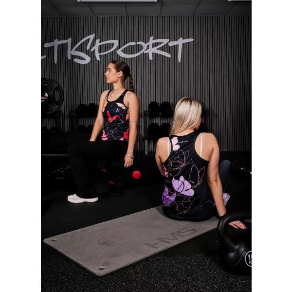  Rezervorul funcțional al femeilor de vârf al premium ALTISPORT VOJ/ALW086TIL01 NEGRU/PORTOCALIU 