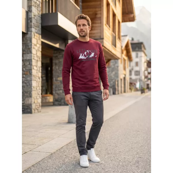  Panoul pentru bărbați ALTISPORT ALM190406 GRANAT 