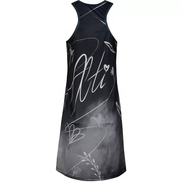  Premium rochie funcțională pentru femei ALTISPORT VOJ/ALW083SAT01 ALB -NEGRU 