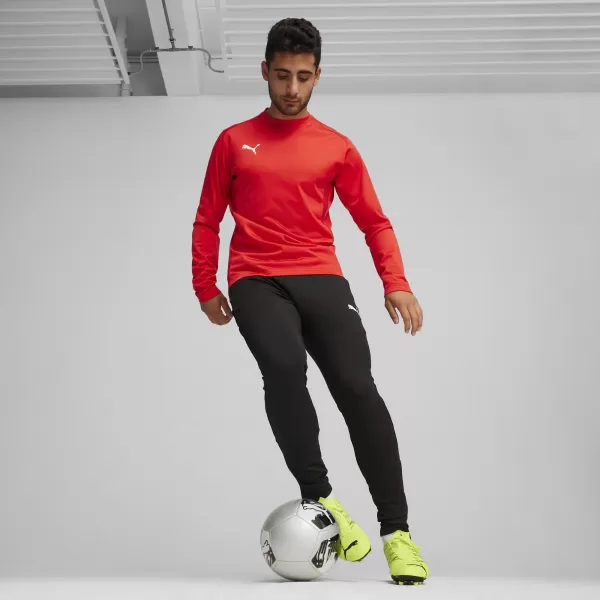  Panoul pentru bărbați PUMA TEAMGOAL TRAINING SWEAT 658649_01 PUMA RED/PUMA WHITE/RED FAST 