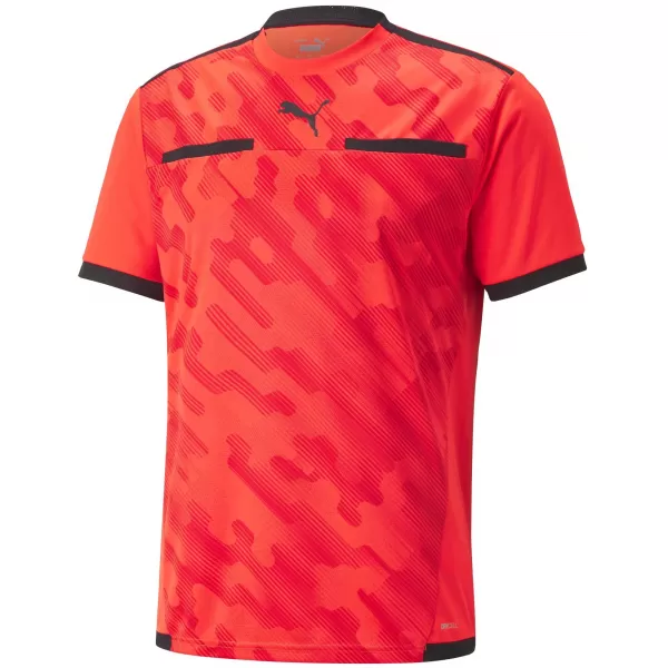  Jersey de fotbal PUMA TEAMLIGA REFEREE JERSEY 705452_19 RED BLAST/ RED BLAST/PUMA BLACK 