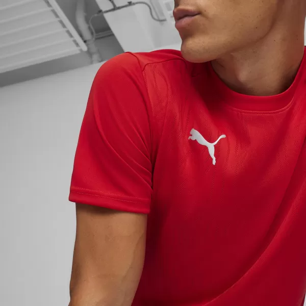  Cămașa funcțională a bărbaților PUMA TEAMFINAL TRAINING JERSEY 658557_01 PUMA RED/PUMA SILVER 