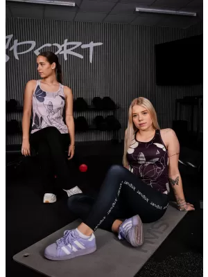 Rezervorul funcțional al femeilor de vârf al premium ALTISPORT VOJ/ALW086TIL01 MINEREU