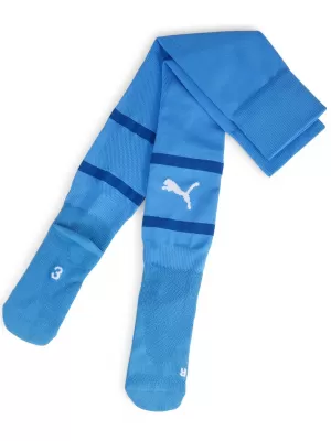 Șosete de fotbal PUMA TEAMFINAL SOCKS 705746_02 IGNITE BLUE/ IGNIȚI ALBASTRU/PUMA ALB