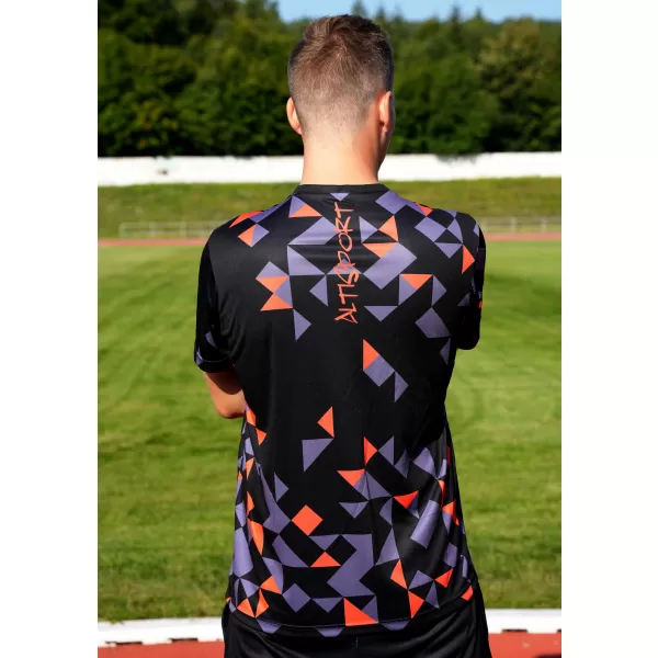  Premium funcțional pentru bărbați ALTISPORT VOJ/ALM108TR01 NEGRU -ORANGE 