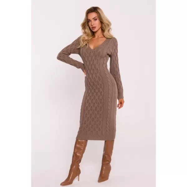  Rochie MOE M824 CAPPUCCINO 