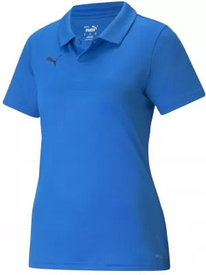 Tricou pentru femei cu guler PUMA TEAMLIGA SIDELINE POLO W 657408_02 ELECTRICBLUE/ ELECTRICBLUE/PUMAWHITE