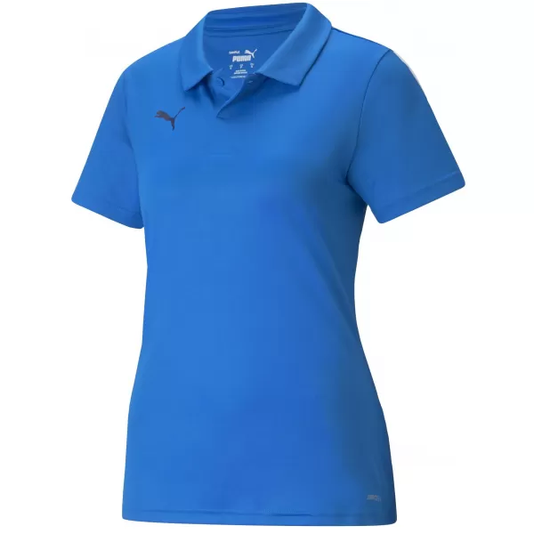  Tricou pentru femei cu guler PUMA TEAMLIGA SIDELINE POLO W 657408_02 ELECTRICBLUE/ ELECTRICBLUE/PUMAWHITE 