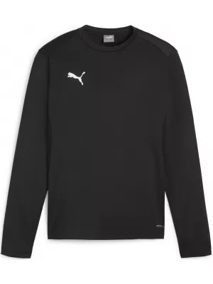 Panoul pentru bărbați PUMA TEAMGOAL TRAINING SWEAT 658649_03 PUMA NEGRU/ALB/GRI ÎNCHIS