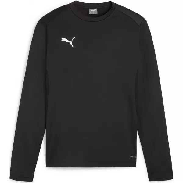  Panoul pentru bărbați PUMA TEAMGOAL TRAINING SWEAT 658649_03 PUMA NEGRU/ALB/GRI ÎNCHIS 