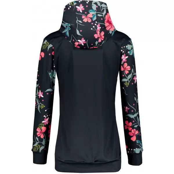  Premium cu hanorac funcțional pentru femei ALTISPORT VOJ/ALW063MI01 NEGRU -GREEN 