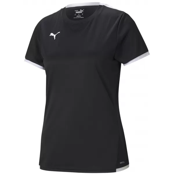  Cămașă funcțională feminină PUMA TEAMLIGA JERSEY W 704934_03 PUMA BLACK/PUMA WHITE 