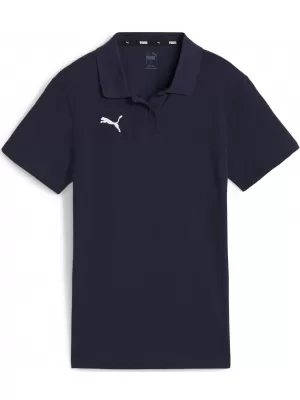 Tricou pentru femei cu guler PUMA TEAMGOAL CASUALS POLO WMN 658607_06 PUMA NAVY/PUMA WHITE