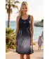 Premium rochie funcțională pentru femei ALTISPORT VOJ/ALW083SAT01 ALB -NEGRU