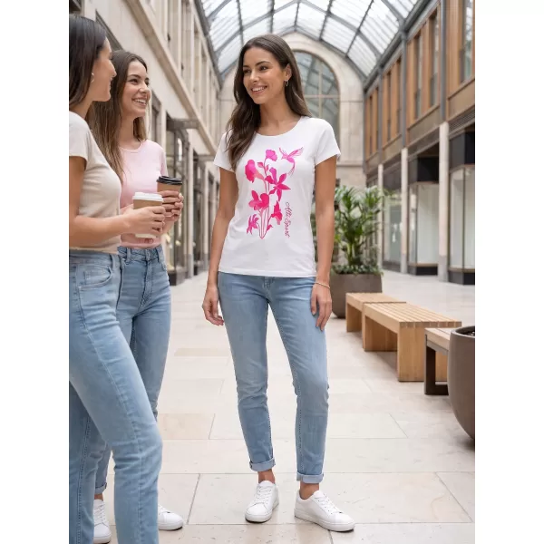  Cămaşă ALTISPORT ALW191122 ALB -PINK 