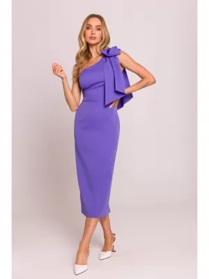 Rochie MOE M847 VIOLET DESCHIS