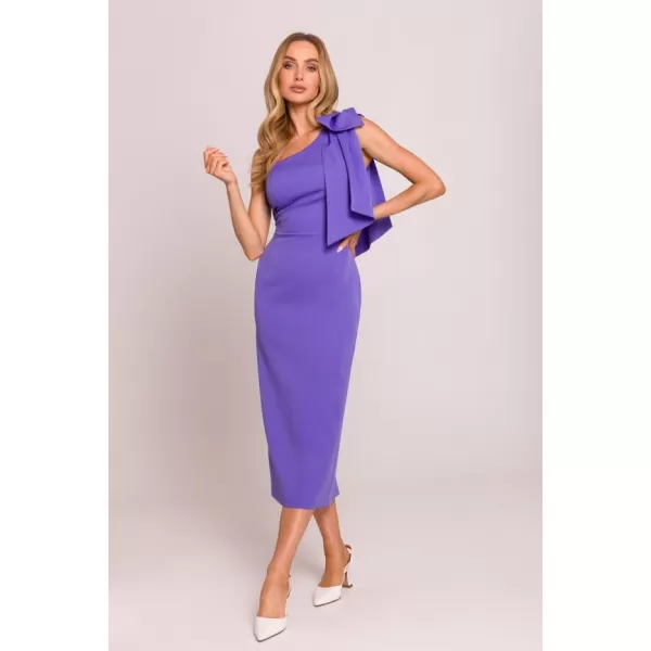  Rochie MOE M847 VIOLET DESCHIS 
