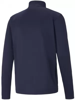 Sacou PUMA TEAMRISE TRG POLY JACKET 657392_06 PEACOAT/ PEACOAT/PUMA WHITE