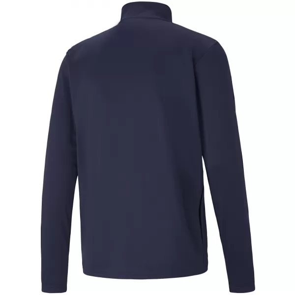  Sacou PUMA TEAMRISE TRG POLY JACKET 657392_06 PEACOAT/ PEACOAT/PUMA WHITE 
