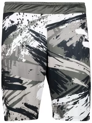 Premium pantaloni scurți funcționali pentru bărbați ALTISPORT VOJ/ALM014KRA01 NEGRU -GRAY