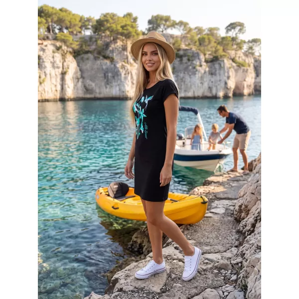  Rochie ALTISPORT ALW191178 NEGRU -BLUE 