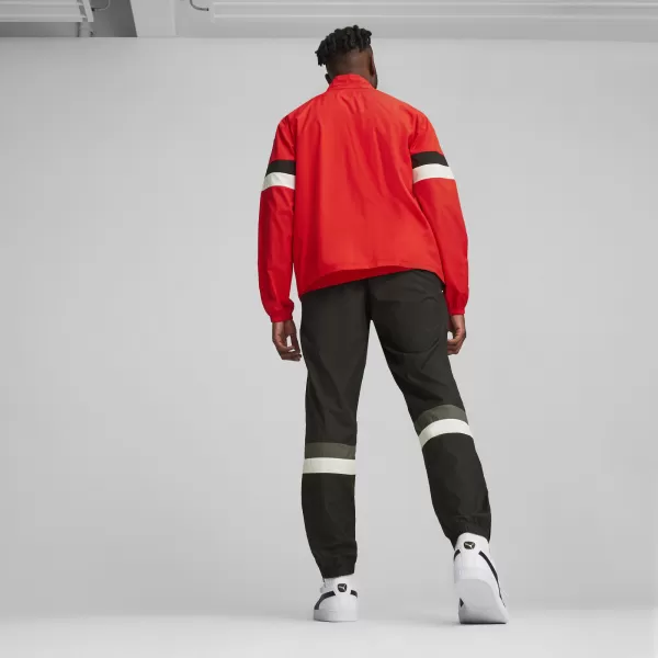  Cult de piese PUMA TEAMRISE WVN TRACKSUIT 659036_01 PUMA RED 